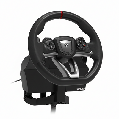 - Black, Xbox Series X/S and Multi-Platform, Overdrive, Wired Video Game Racing Wheel