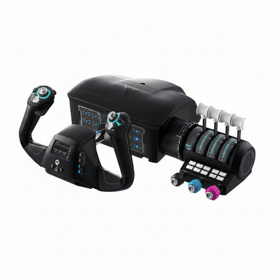 Turtle Beach Velocityone Flight Universal Control System - Xbox Series X & Xbox Series S, Xbox One & Windows 10 & 11 Pcs with Yoke Handle, Throttle Quadrant, Trim Wheel & Rudder Controls