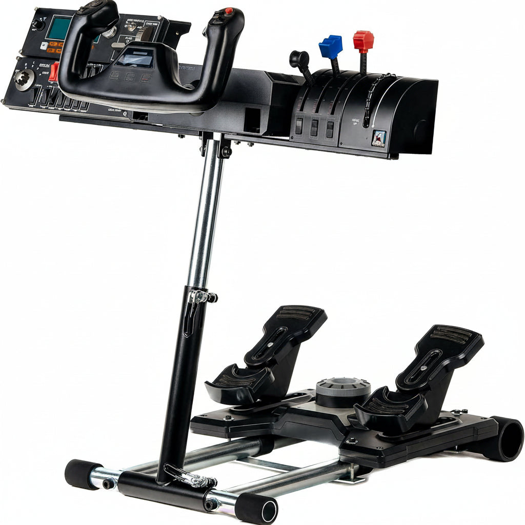 S Flight Stand Compatible with G Saitek Pro Flight Yoke Support; Deluxe V2; Wheel Stand Only Flight System Not Included. Not Compatible W/Honeycomb