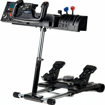 S Flight Stand Compatible with G Saitek Pro Flight Yoke Support; Deluxe V2; Wheel Stand Only Flight System Not Included. Not Compatible W/Honeycomb