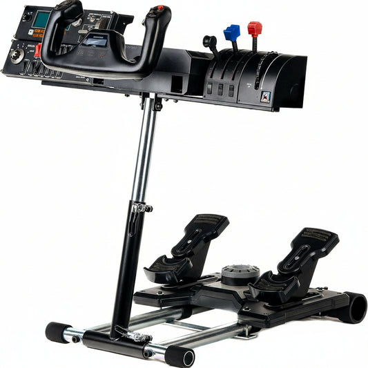S Flight Stand Compatible with G Saitek Pro Flight Yoke Support; Deluxe V2; Wheel Stand Only Flight System Not Included. Not Compatible W/Honeycomb