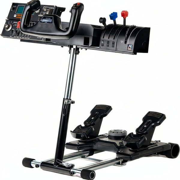 S Flight Stand Compatible with G Saitek Pro Flight Yoke Support; Deluxe V2; Wheel Stand Only Flight System Not Included. Not Compatible W/Honeycomb