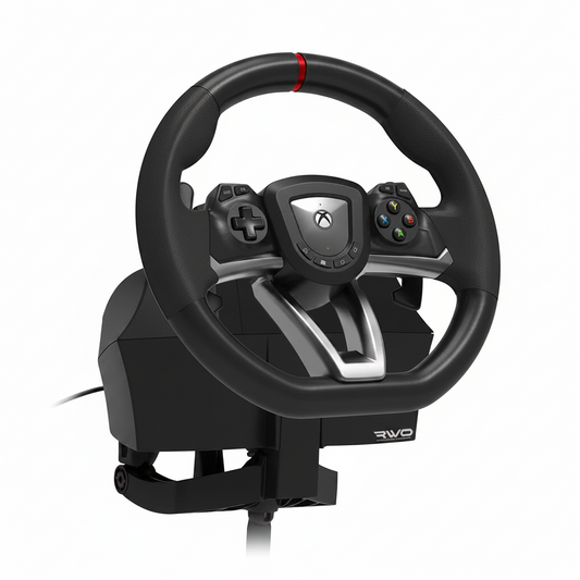 - Black, Xbox Series X/S and Multi-Platform, Overdrive, Wired Video Game Racing Wheel
