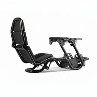 Racing Simulator Cockpit Built to Support Direct Drive Wheels, Tubular Steel Frame, 25NM Compatibility, GT/Formula