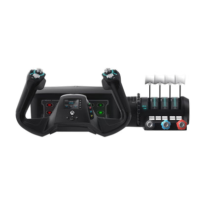 Turtle Beach Velocityone Flight Universal Control System - Xbox Series X & Xbox Series S, Xbox One & Windows 10 & 11 Pcs with Yoke Handle, Throttle Quadrant, Trim Wheel & Rudder Controls