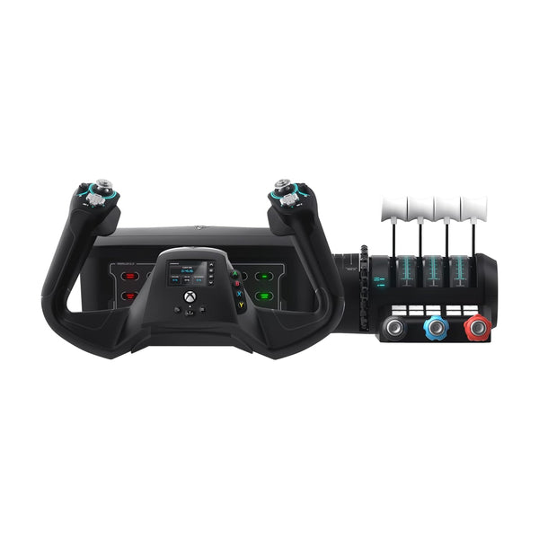 Turtle Beach Velocityone Flight Universal Control System - Xbox Series X & Xbox Series S, Xbox One & Windows 10 & 11 Pcs with Yoke Handle, Throttle Quadrant, Trim Wheel & Rudder Controls