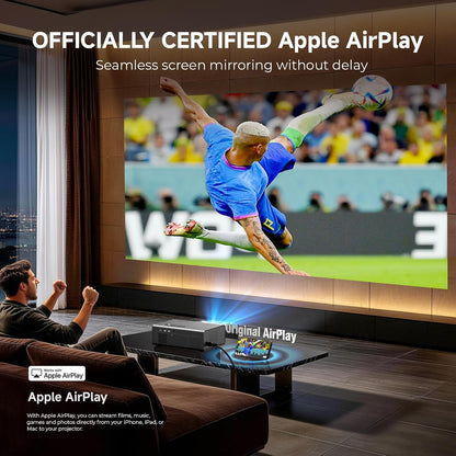 Projector-4K with VIDAA Smart OS AI Auto Focus 60W Dolby Home Theater