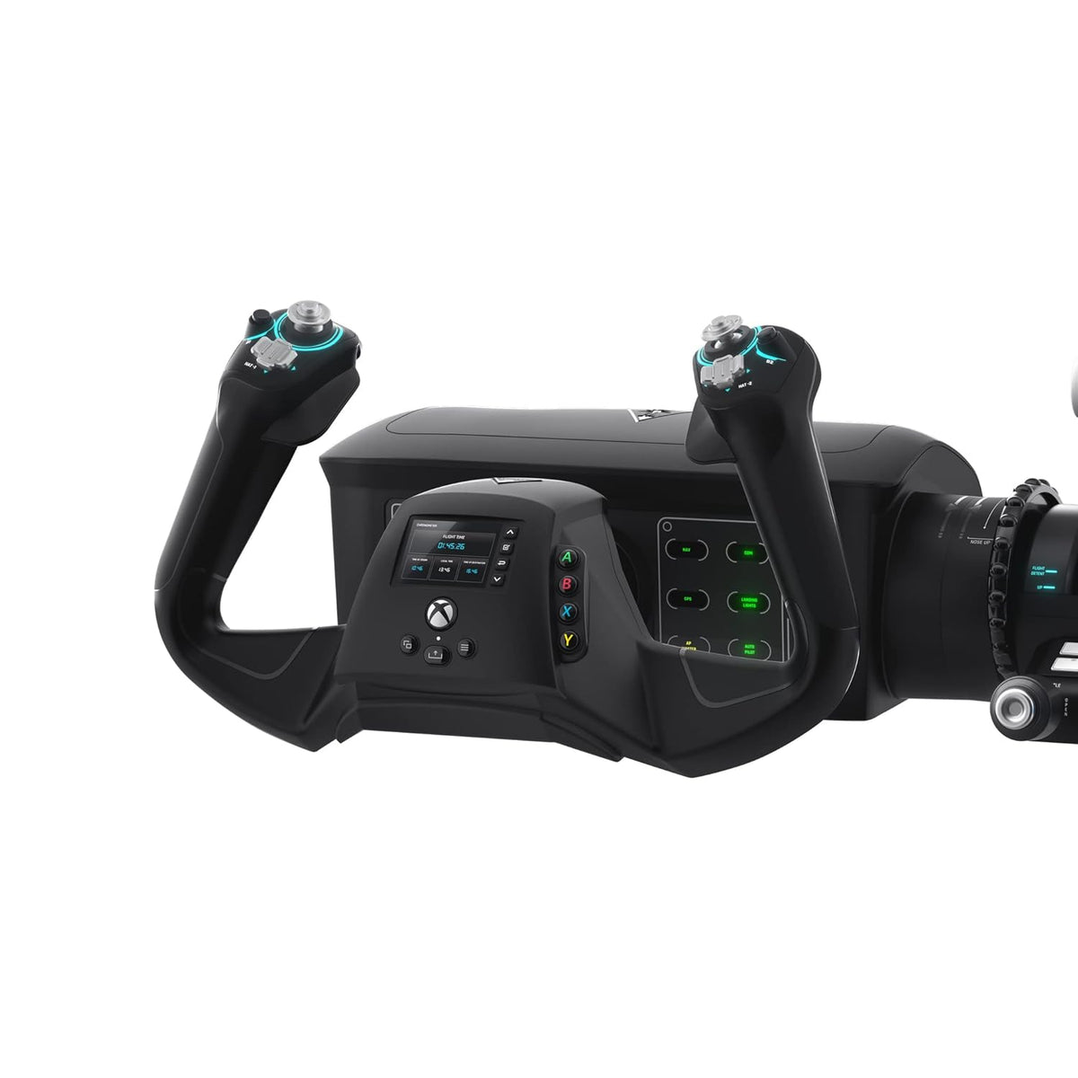 Turtle Beach Velocityone Flight Universal Control System - Xbox Series X & Xbox Series S, Xbox One & Windows 10 & 11 Pcs with Yoke Handle, Throttle Quadrant, Trim Wheel & Rudder Controls